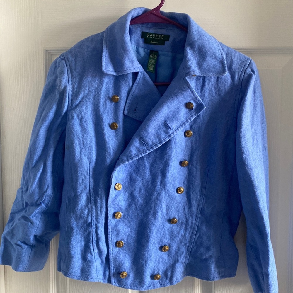 Ralph Lauren Exclusive Double Breasted Linen Blazer